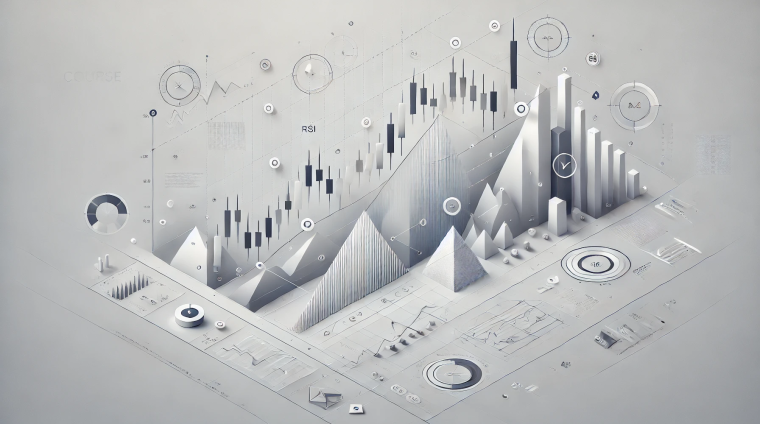 DALL·E 2024-10-17 22.53.08 - A minimalist and highly realistic course banner in 3_2 aspect ratio, focusing on sharp and essential trading elements. Shows a clean stock chart with